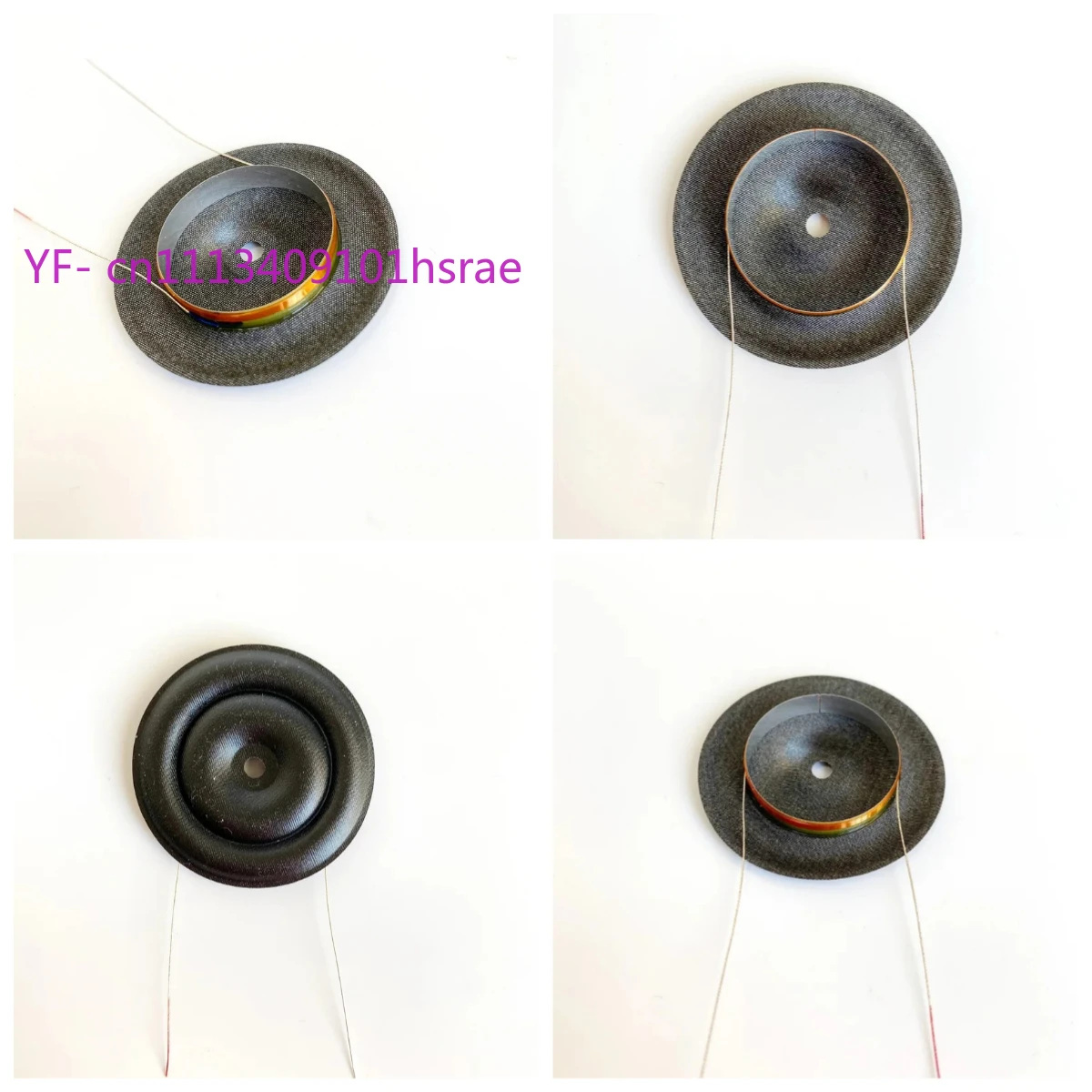 1 Inch Silk Dual Ring Tweeter Diaphragm VCL Film 4Ω Replacement for Polk Audio L600 L800 L900