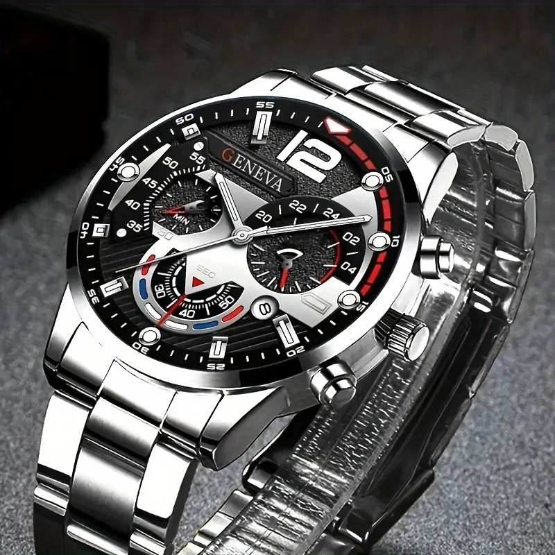 1pcs New Women's Fashion Starry Silver Quartz Watch Valentine's Day Easter Ramadan Gift for Friends
