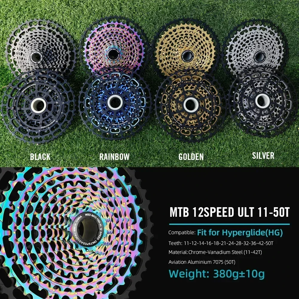 

SPEDAO MTB Bike Cassettes 10-50T/11-50T 12 Speed Bicycle Cassette SuperLight Full CNC XD HG 12s Flywheels MTB Cycling Parts