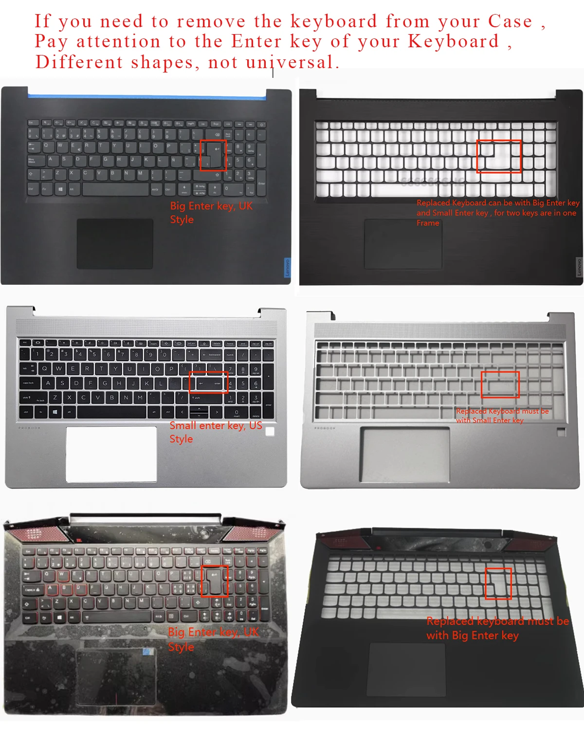 New Japanese, UK US QWERTY Keyboard for HP Elite Dragonfly G3
