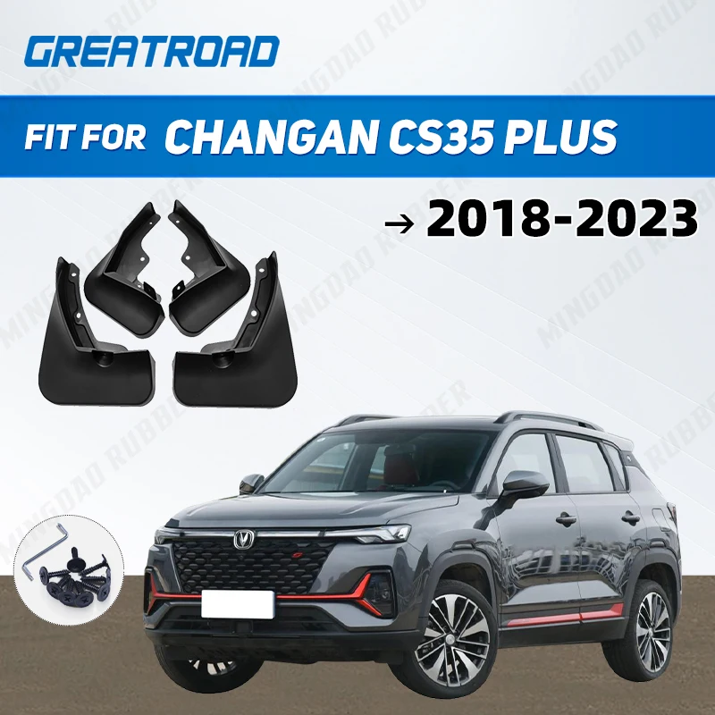 For Changan CS35 Plus 2018 - 2023 Car Mud Flaps Mudflaps Mudguards Fenders Tuning Splash Protector Accessories Wheel 2021