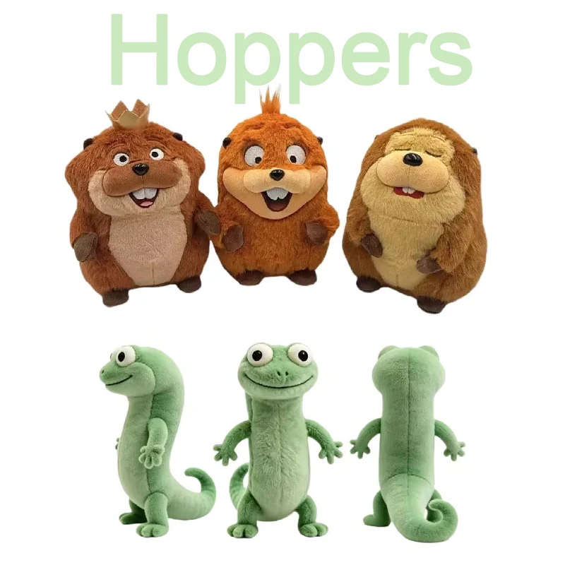 

Плюшевая подушка-игрушка King George Mabel из серии Hoppers: мягкая и удобная подушка-обнимашка в виде зеленого ящерицы, украшение для дивана, сувенир, подарок для фанатов аниме.