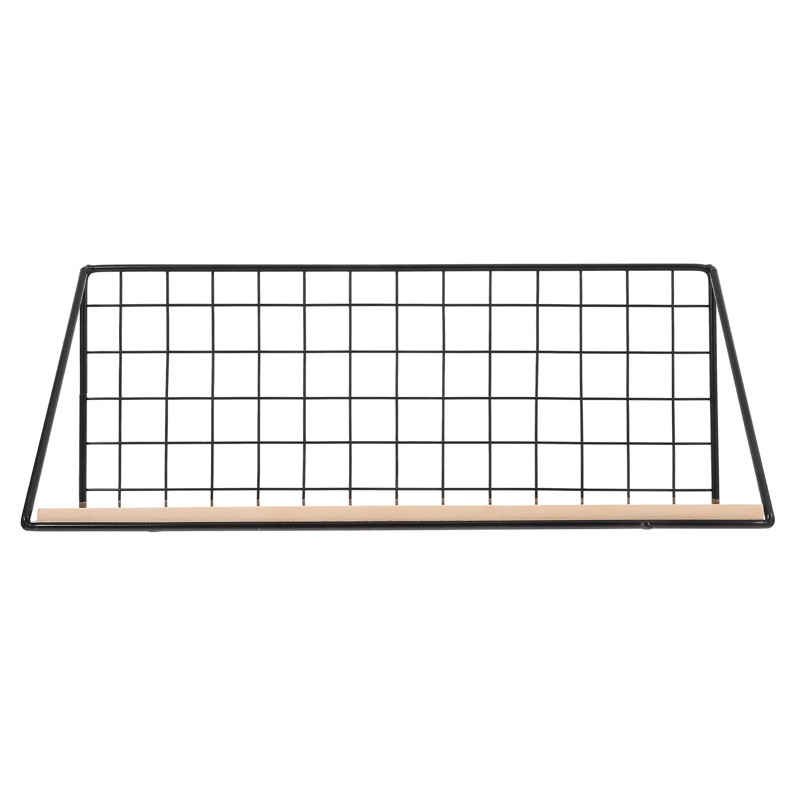 

Wall-mounted Storage Rack Home Shelf Black Medium Retro Kitchen Wall Rack Waterproof Metal Shelf Strong Capacity