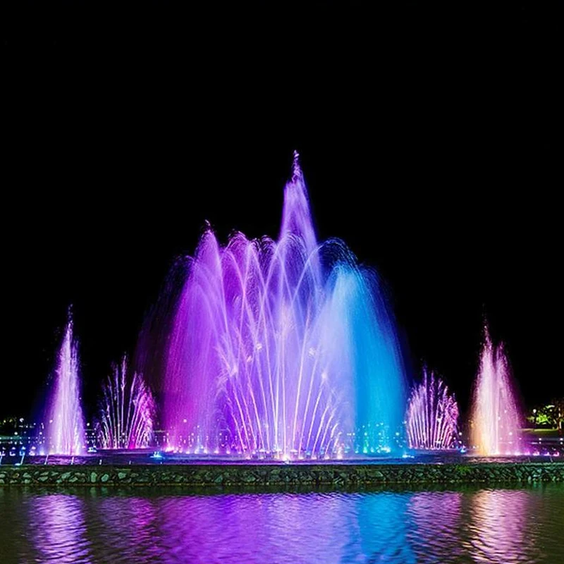 Musical Fountain Dancing Water Intelligent Outdoor Swimming Pool Fountainn New Garden Ornament Product Light Fountain