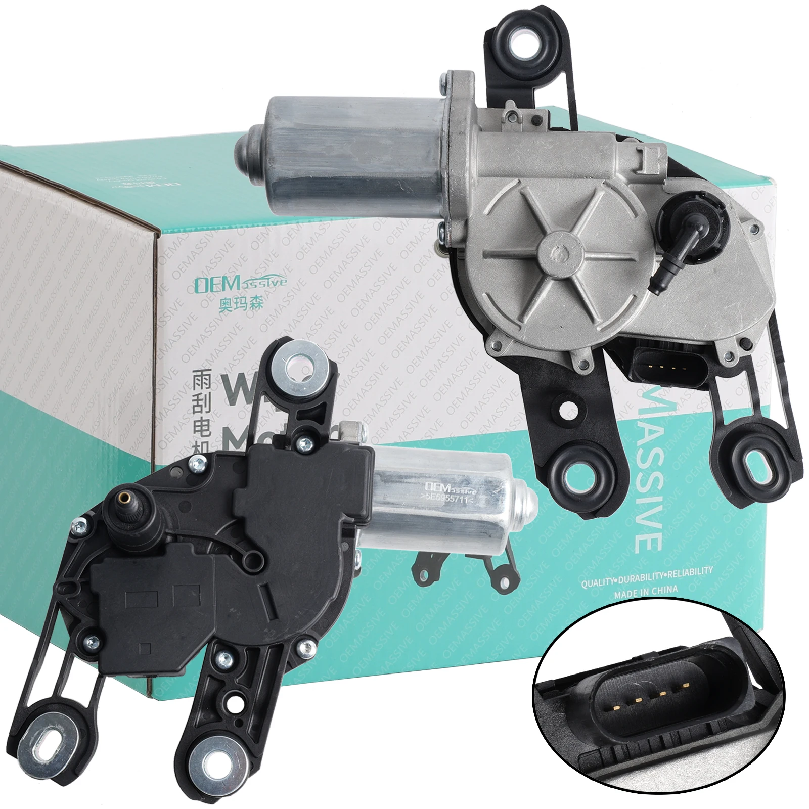 

Car Rear Window Windscreen Wiper Motor For Audi Q3 MK2 Skoda Octavia MK3 Superb Rapid Hatchback 5E5955711 5E5955711A 5E5955711B