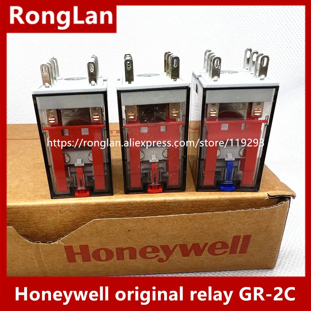 Imagem -03 - Honeywell-relé Original Genuíno Gr2c-dc24v Gr-2c-ac24v Gr-2c-ac230v Gr-2c-ac380v Gr-2c-ac110v Pés 2co 5a10 Pcs