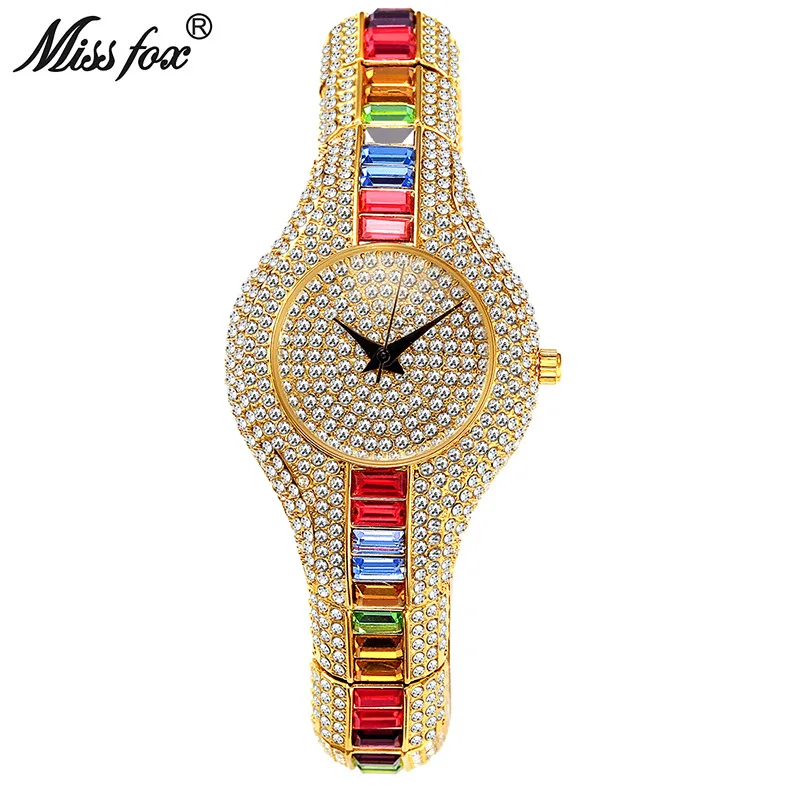 

Official brand of free shippingHot Sale Ornamental Stone Full Diamond Fashion European High-EndExquisite women's watch