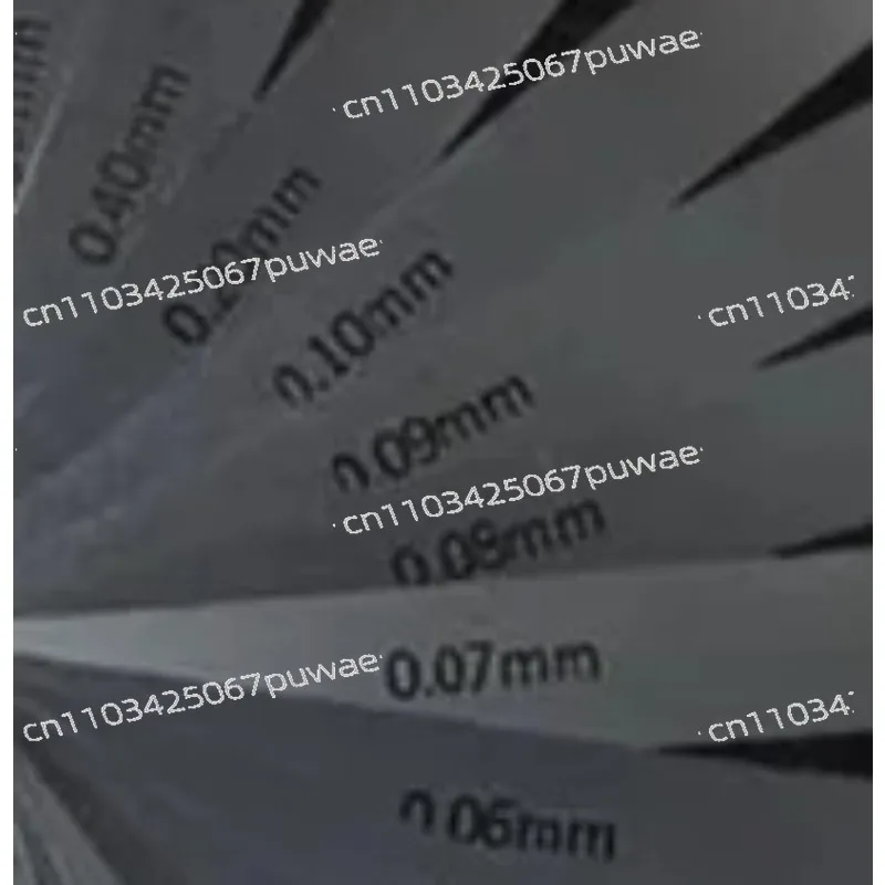 

Новый набор щупов-измерителей толщины Supertech 0.01-1 мм, 100 шт., модель 100MLMXMZ150ML, для измерения зазоров