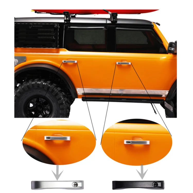 Für Traxxas Trx4 Bronco Trx6 G63 Rc4wd Yikong Axial Scx10 Iii 1:10 Rc Auto Metall Türgriff – Detail 6