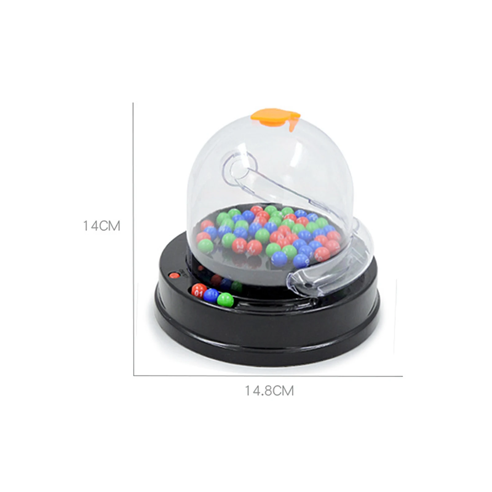 Electric Fortunate Number Picker Raffle Balls Machine Mini Lottery Machine Bingo  Game Machine for Nightclub Carnivals Cafe KTV