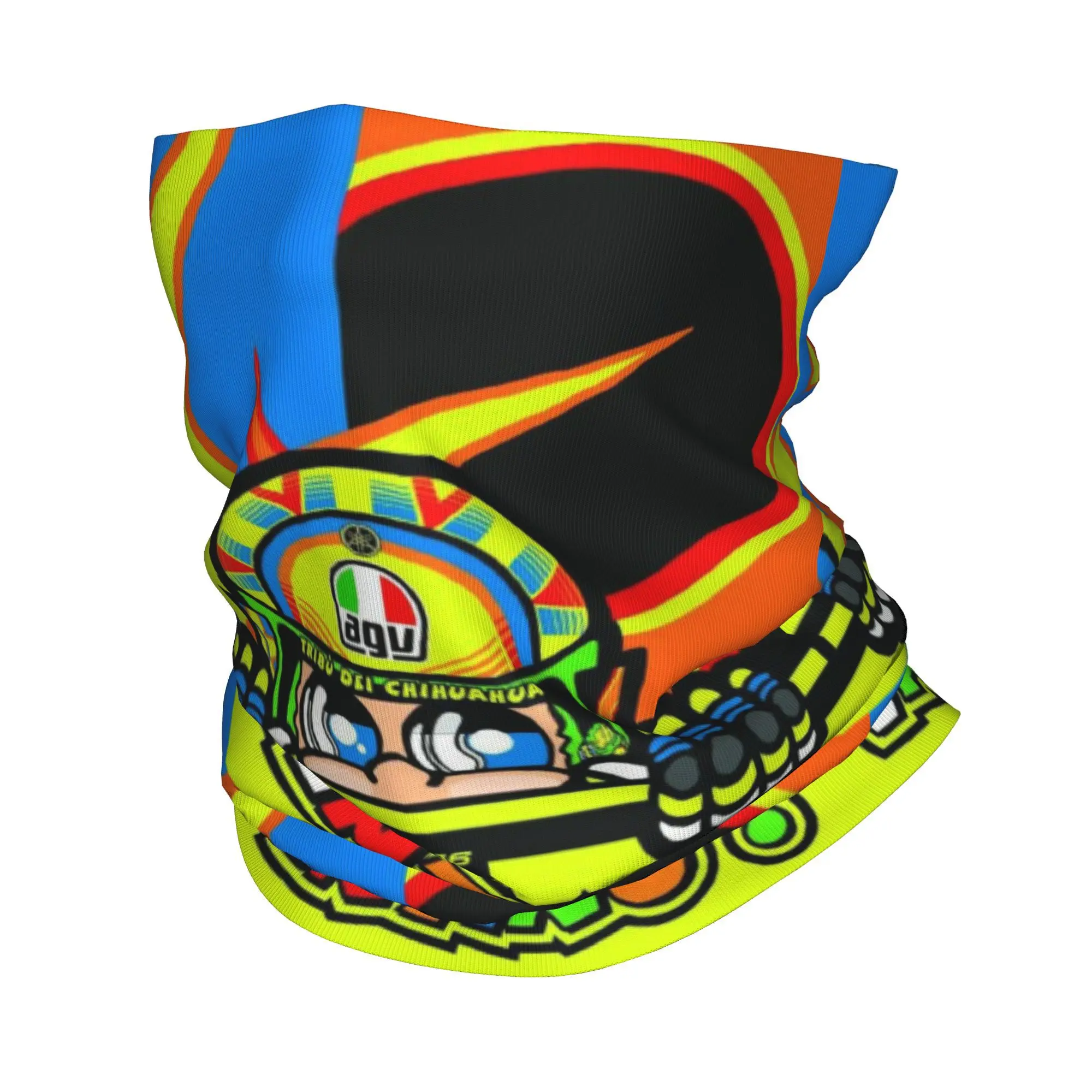 Ghetta per il collo Bandana da corsa personalizzata Moto-Gp Racer per sci ciclismo uomo donna sciarpa avvolgente passamontagna scaldino