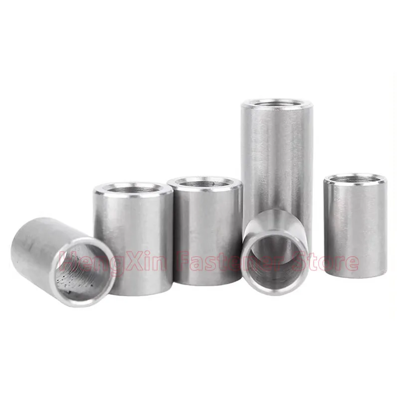 1-10pcs M8 304 Stainless Steel Bushing Washer Round Hollow Unthreaded Standoff Spacer Gasket Sleeve OD 10-16mm Length 2-40mm