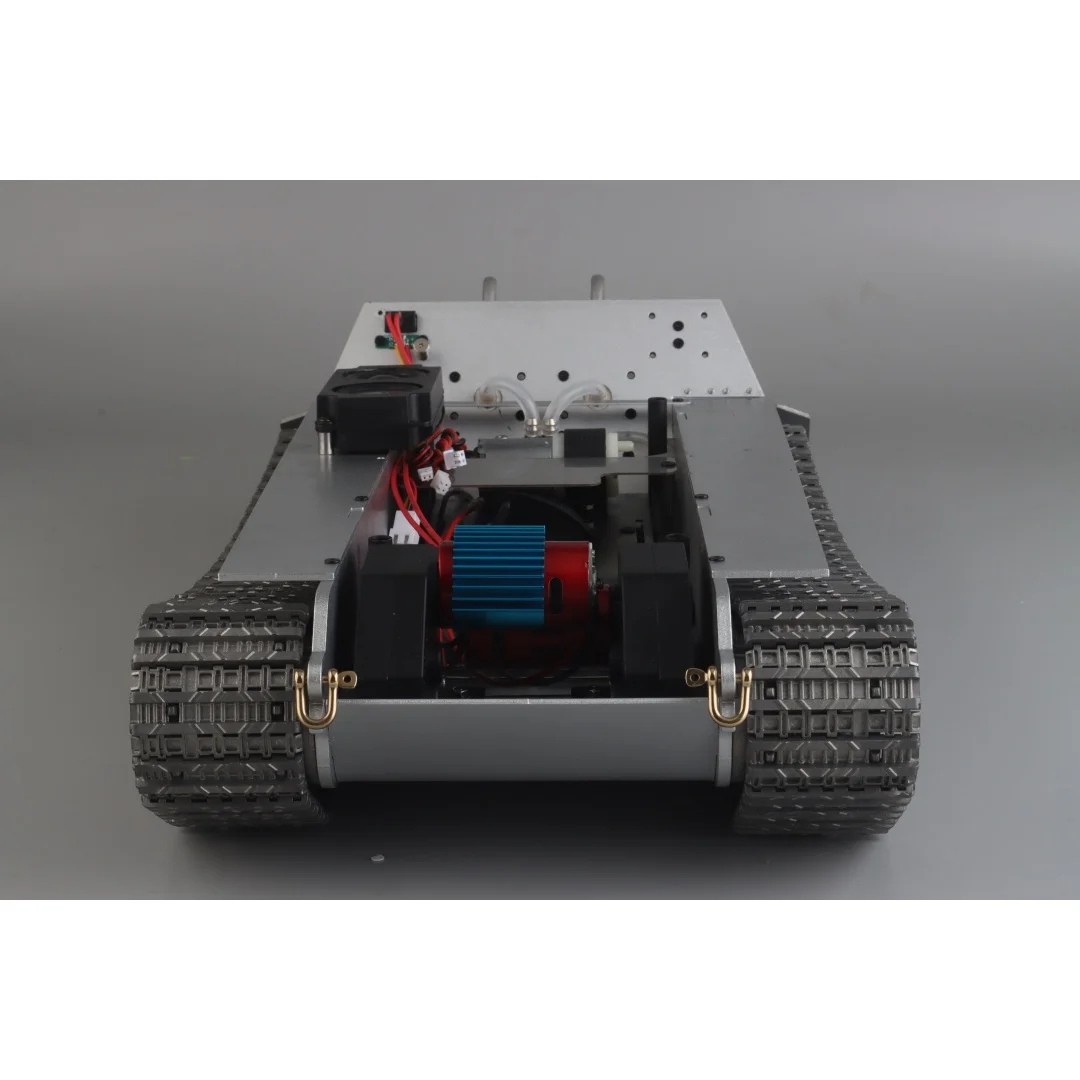 

Full Metal RC Tank Chassis 1:16 King Tiger for DIY Heng Long Radio Control Tanks with Steel Gearbox 390 Brushed Motor Smoke Unit