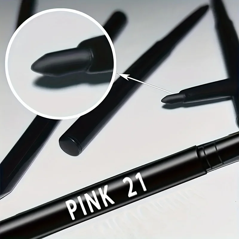 4-pack black eyeliner gel pens, with long-lasting effect, water-resistant and sweat-proof, no smudging
