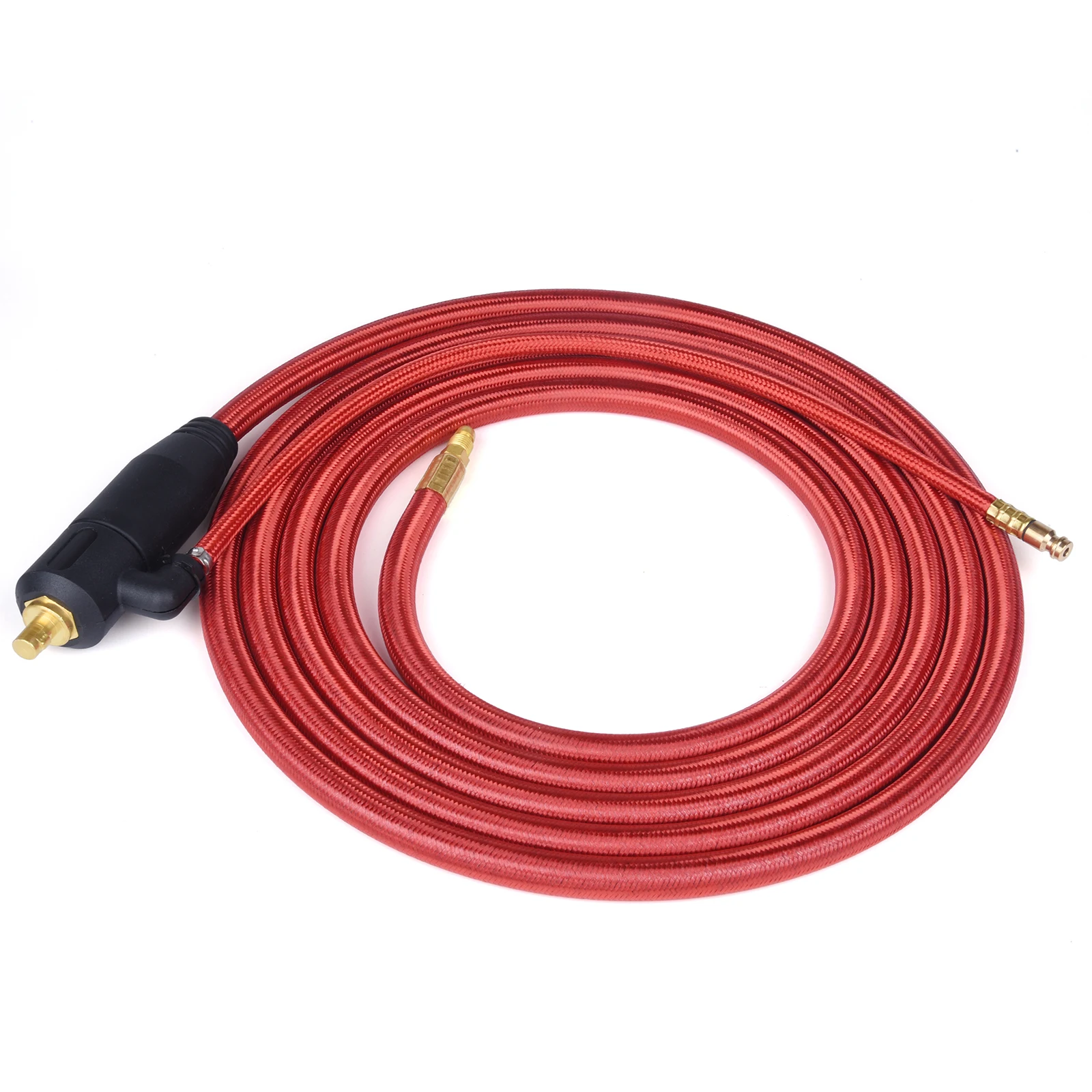 WP17F 17FV Hàn TIG Đèn Pin Đầu Nối Nhanh Khí-Điện Tích Hợp Vòi Cáp Dây 4M/13ft 7.8M/25.6ft 10-25 Euro Cổng Kết Nối