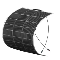 WUZECK 100 Watt Flexible Solar Panel Black or White 16.5V Monocrystalline solar battery 12V 100W for Balcony Car Yacht