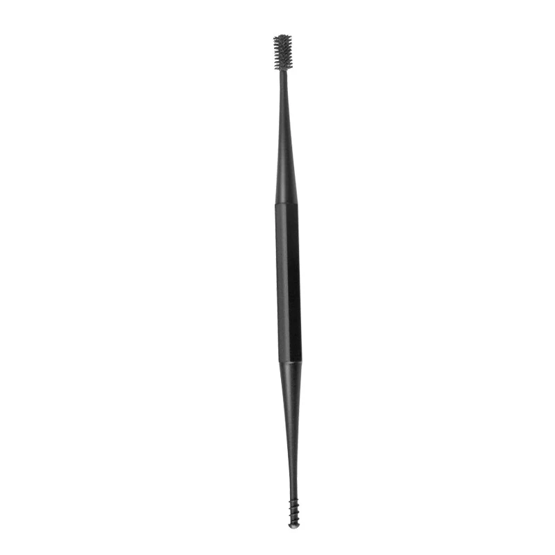 Soft Silicone Ear Pick Double-ended Earpick Ear Wax Curette Spiral Design Remover cucchiaio per la pulizia dell'orecchio strumento per la pulizia dell'orecchio a spirale