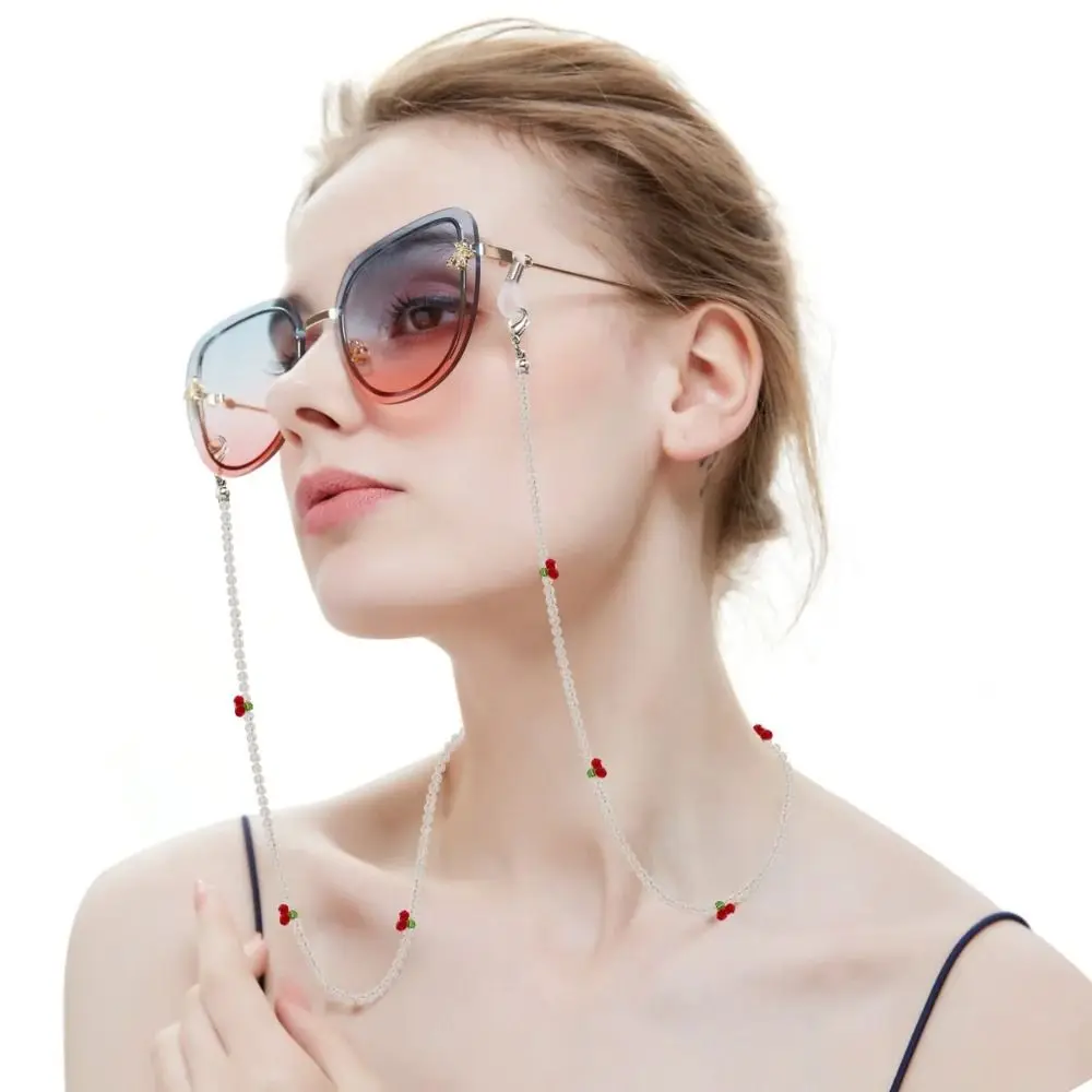 

Exquisite Sunglasses Chain New Metal Retro Eyeglasses Chain Cherry Multifunctional Sunglasses Lanyards