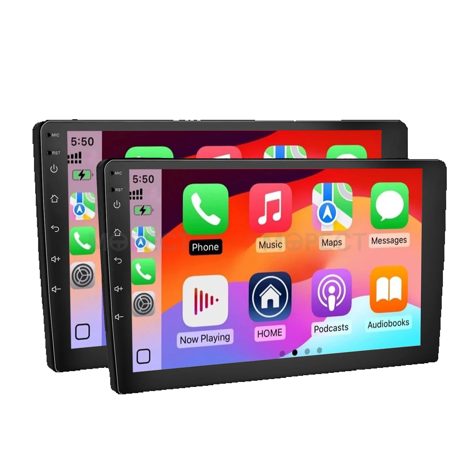 MOPECT Android autoradio 2 Din autoradio draadloze Carplay multimediaspeler universeel 7/9/10 inch auto 4+64G stereo GPS Wifi - afbeelding 2