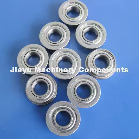 Free Shipping 50/10PCS FR166ZZ SFR166ZZ Flanged Bearings 3/16 x 3/8 x 1/8 inch Flange Ball Bearings RIF-6632ZZ