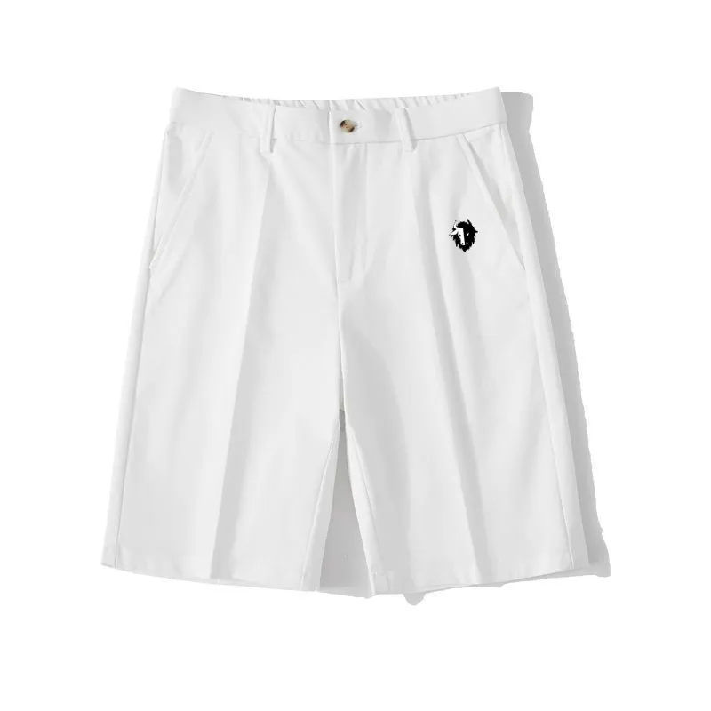 جولف نصف باجي الصيف ملابس غولف الرجال 2025 جديد جولف السراويل موضة الأعمال السراويل المتوسطة غير رسمية الكورية ملابس الغولف الرجال دعوى السراويل Golğ Schlafэлupi