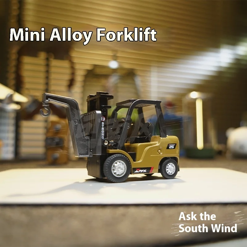 

Ask North Wind 1:64 Mini Alloy Forklift Remote Control Engineering Vehicle Controlled By Mobile Phone Alloy Car Model Boy Gift