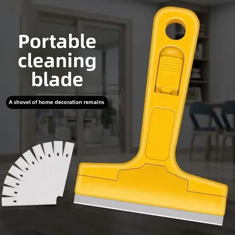 ALIWRAP Långt Handtag Metallskrapa Vinylspatel Biletiketter Klistermärken Borttagare Husrengöring Fönster Keramik Glasrengöring 10 best sales skrapblad - №4