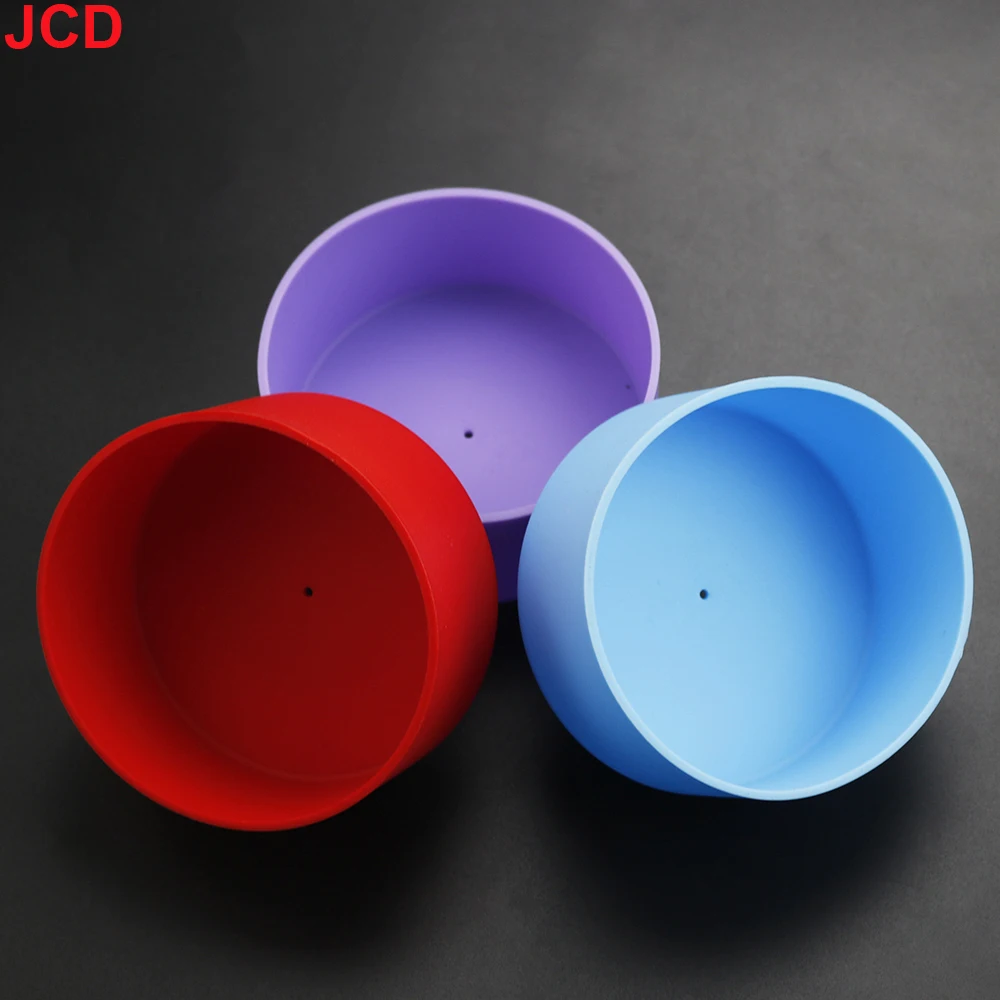JCD 1pc 9cm For Better Life Soft Silicone Cup Bottom Sheath Protector Sleeve For Glass Water Tea Bottle Anti Damage Accessories