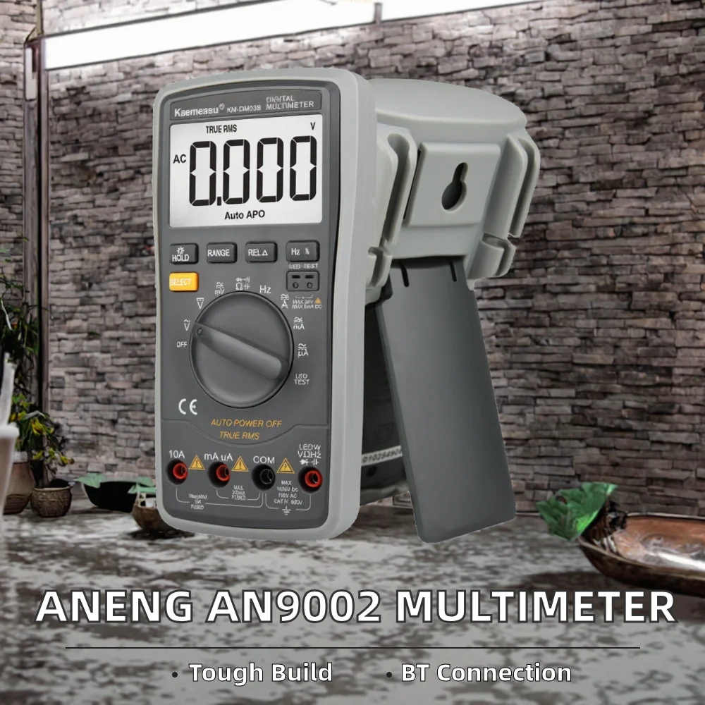 AN9002 Professional Digital True RMS Multimeter With LCD 6000 Counts For Bluetooth AC/DC Current Voltage Auto-Range