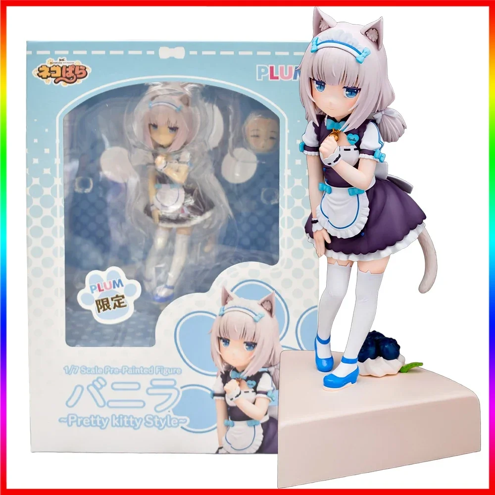 

20 5CM Anime NEKOPARA Figure Chocolates Vanilla Cat Maid PVC Static Model Doll Cute Anime Collectible Gift For Fans Kawaii