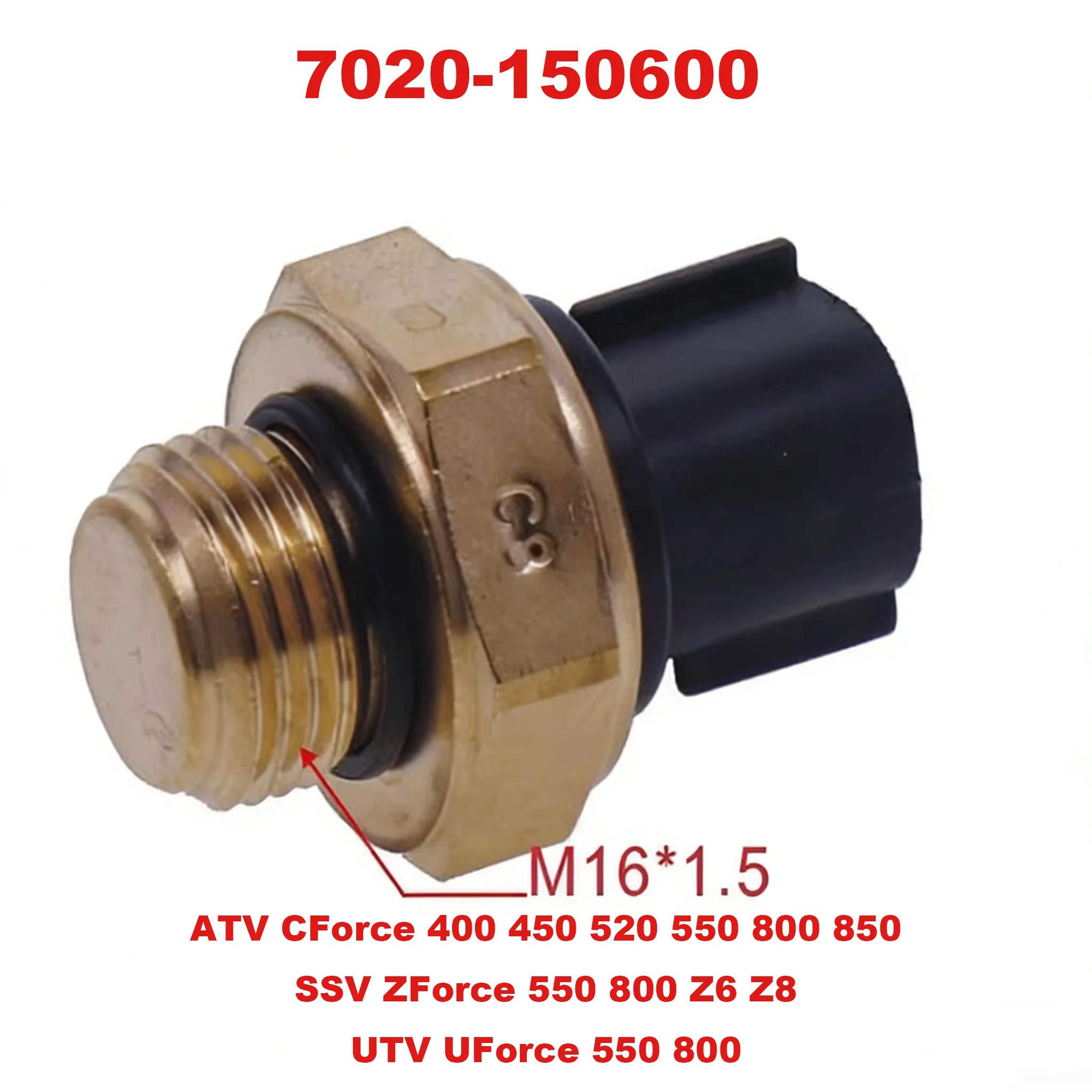 Water Temperature Sensor Thermo Switch OEM 7020-150600 Fit for CF800 450 550 Z8 Z6 ATV UTV
