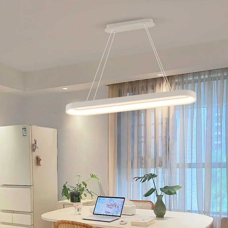 

Modern LED Pendant Light Dining Table For Dining Table Kitchen Indoor Lighting White Hanging Lamp Home Decor Lighting Fixtures