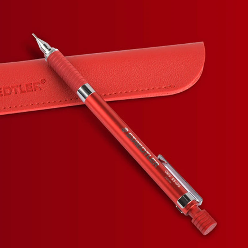 Imagem -04 - Lápis Mecânico Chinês Staedtler Limited Edition Lápis Vermelho com 0.5 mm 925 3505nw para Escrita Peça