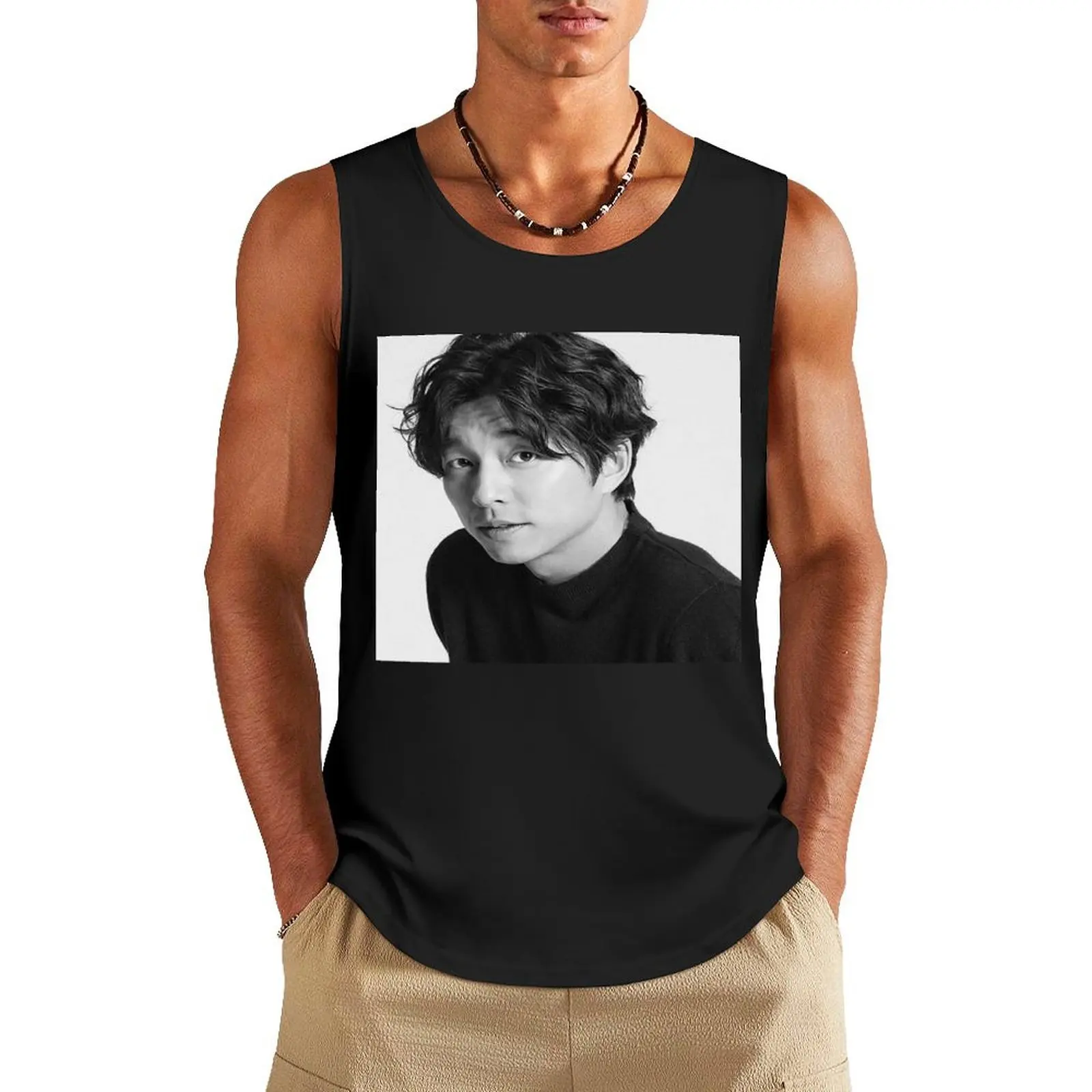 

Goblin's characters Tank Top Sleeveless men plain t-shirt