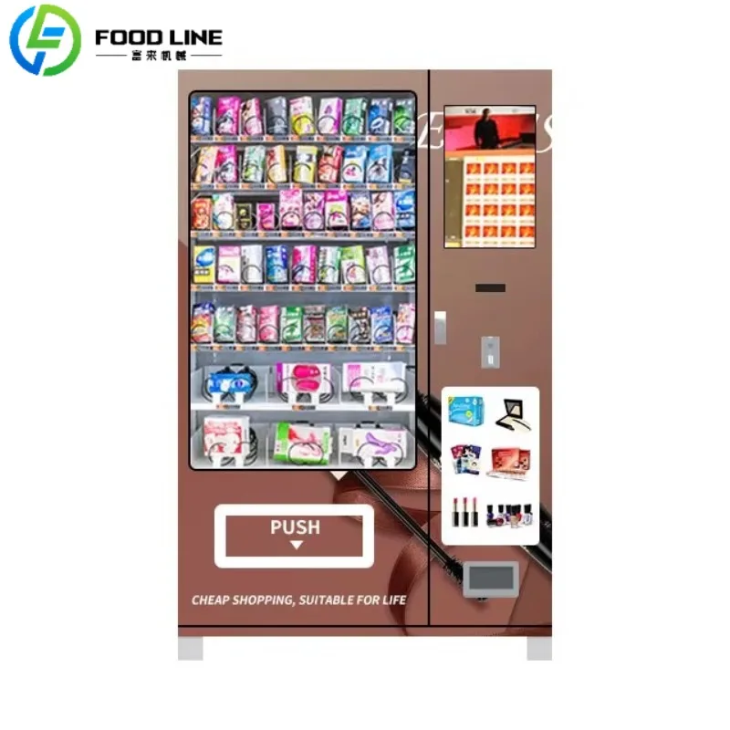 

Commercial Snack And Beverage Vending Machine Large Capacity Food Drink Station With Inventory Management And Cloud Control