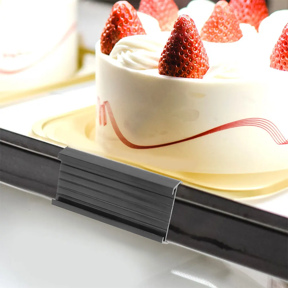 

8Pcs Plastic Labels for Wire Shelving Clear PVC Tag Holders Shelf Organization Bins Library Home Office Storage Solutions