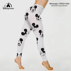 2022 New Disney Women Fitness Yoga Seamless Pants Sportswear Stretch High Waist Sports Workout Fitness Leggings Sweatpants