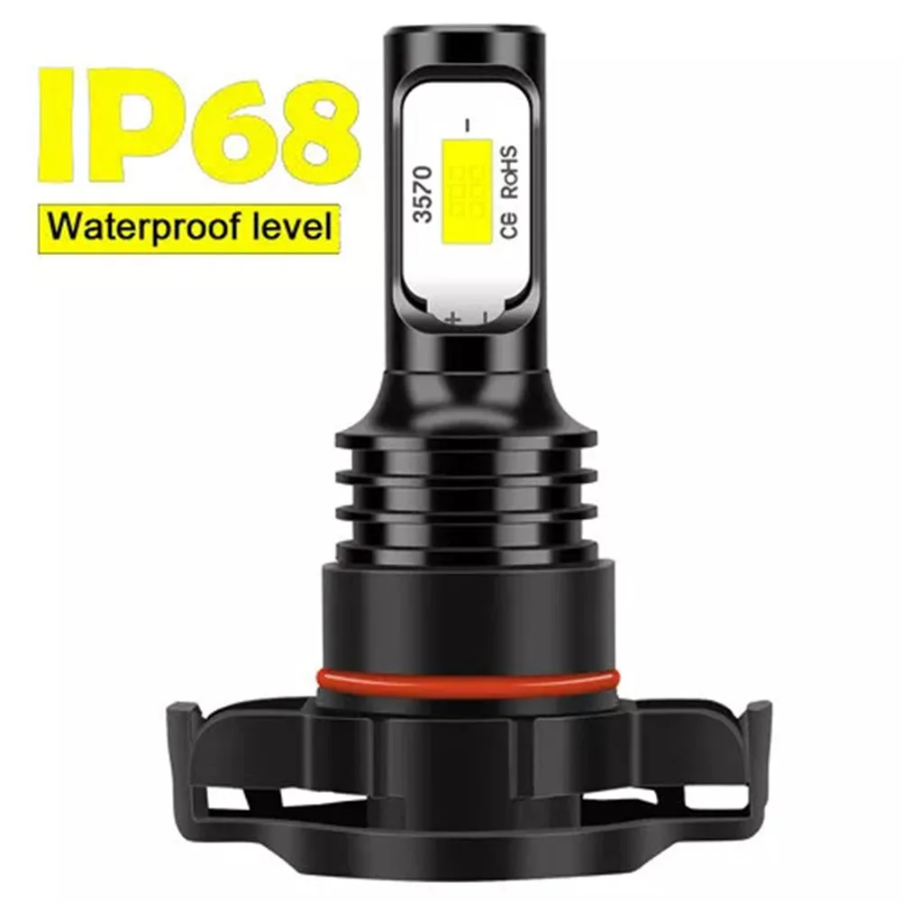 검은색 자동차 안개등 밝은 조명 12V 24V 전압 호환성 4000 루멘 밝기 불리한 날씨 운전