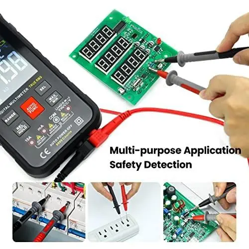 10A 20A 1000V Universal Digital Thin Tip Needle Multimeter Multi Meter Test Cable Probe Wire Pen Multimeter Cable Tester