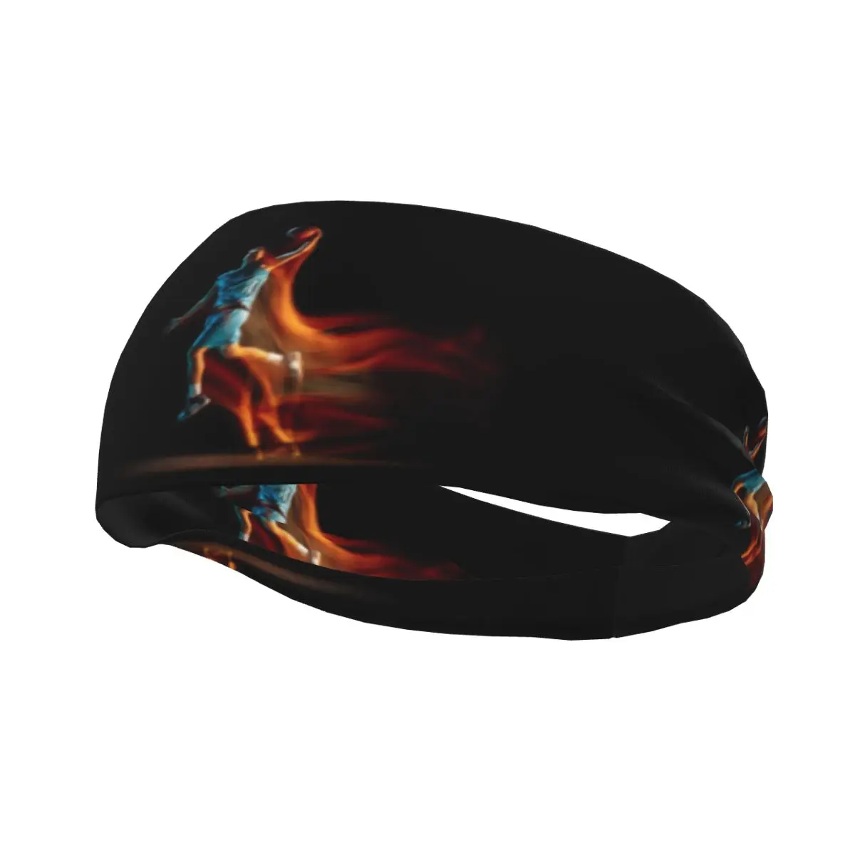 Headband Basketball Player Playing Basketball Headwrap Hairband for Tennis Gym Fitness Headwear Hair Accessories