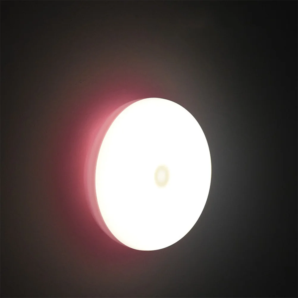 

Inductive Touchable Pat Night Lamp USB Charging Pink White Light LED Night Light for Bedroom Bathroom Closet Lighting
