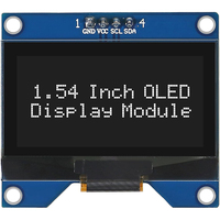 1.54 Inch OLED Module 12864 128x64 SSD1309 Driver IIC I2C Serial Interface Self-Luminous Display Board for Raspberry Pi