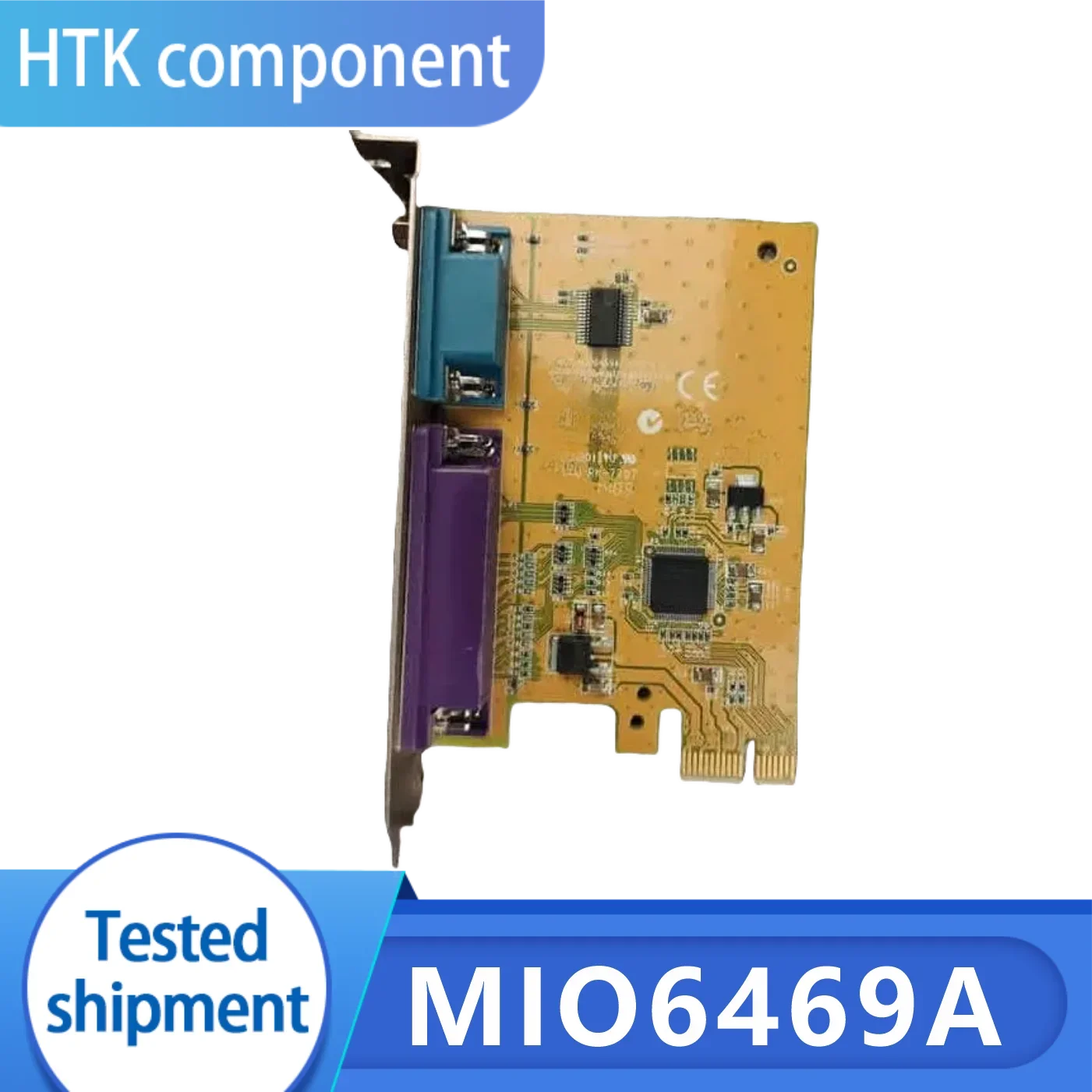 100% Test Working 25-pin LPT parallel port + 9-pin COM serial port two-in-one expansion card MIO6469A WIN7