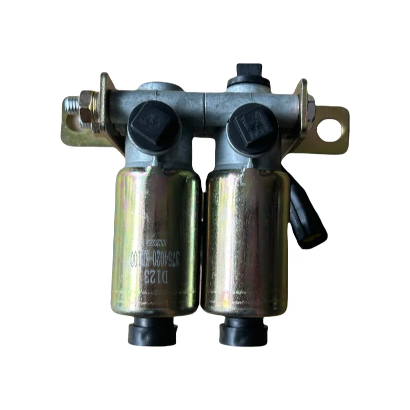 New popular for  Dongfeng T-LIFT exhaust brake double solenoid valve stainless steel