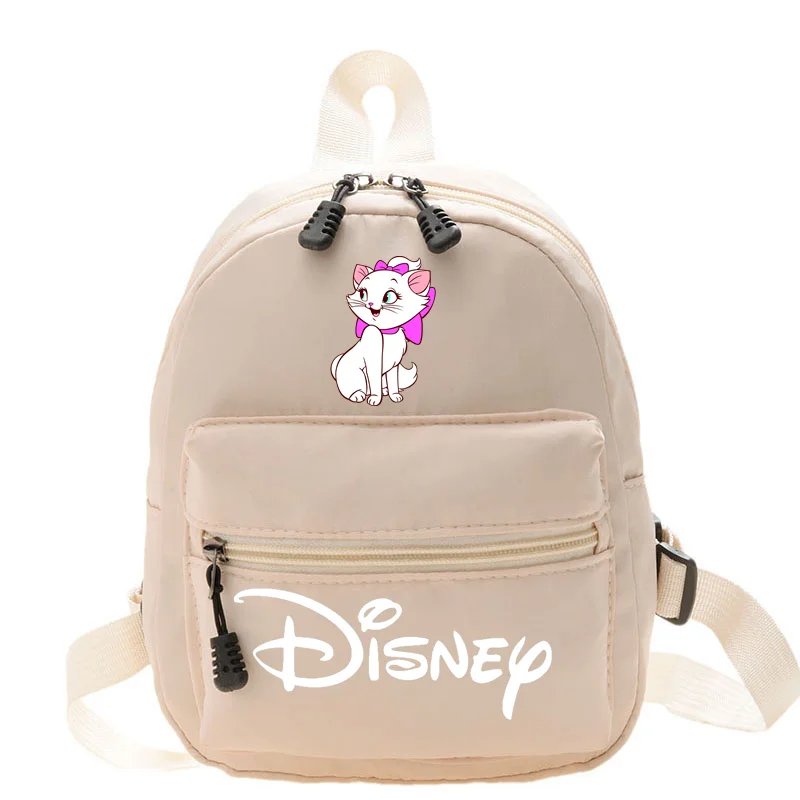 Disney The Aristocats Marie Cat Kids New Cartoon Backpacks Mini Cute Back To School Children Causal School Bag Fashion Backpack