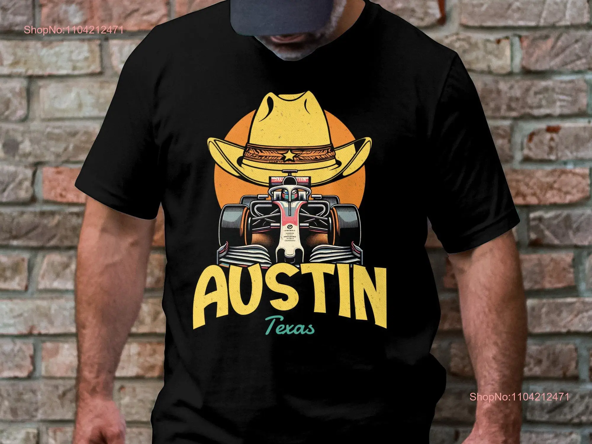 Austin Texas Formula Fan T Shirt Racing Car Motorsports Enthusiast Grand Prix long or short sleeves