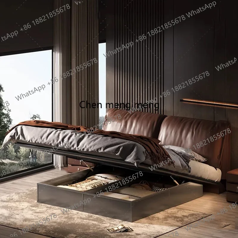 

Great discounts Safe Leather Massage Bed Double Queen Baby Modern Single Massage Bed Floor Massage Human Dog Letto Matrimoniale