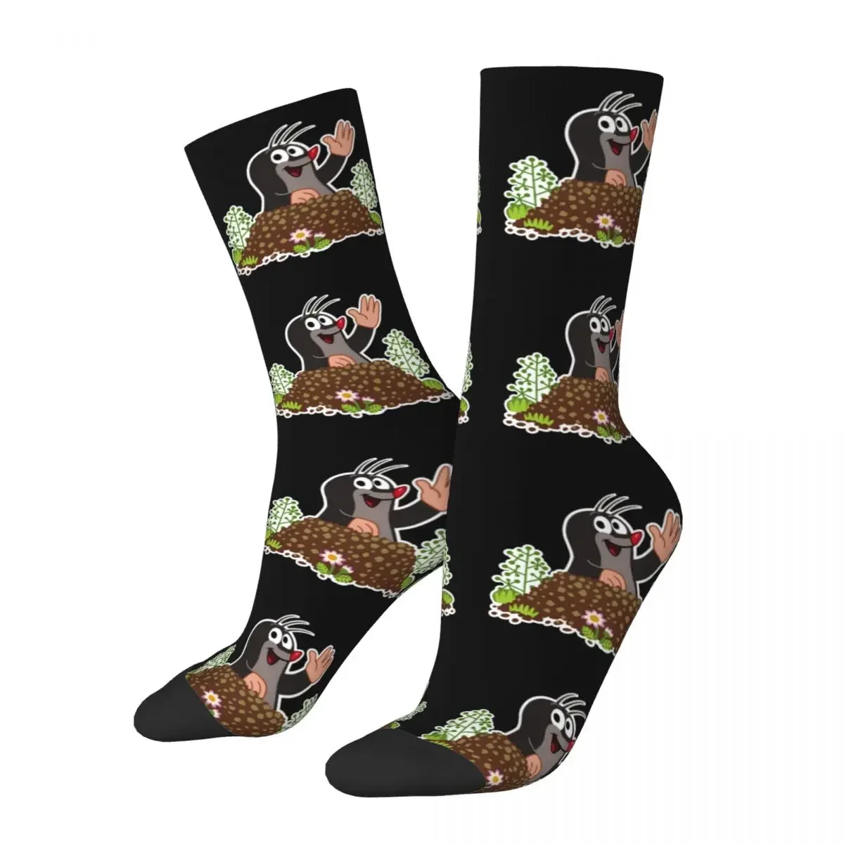 Fashion Women Men The Mole Krtek Theme Socks Kawaii Stuff Middle Tube Socks Comfortable Birthday Present