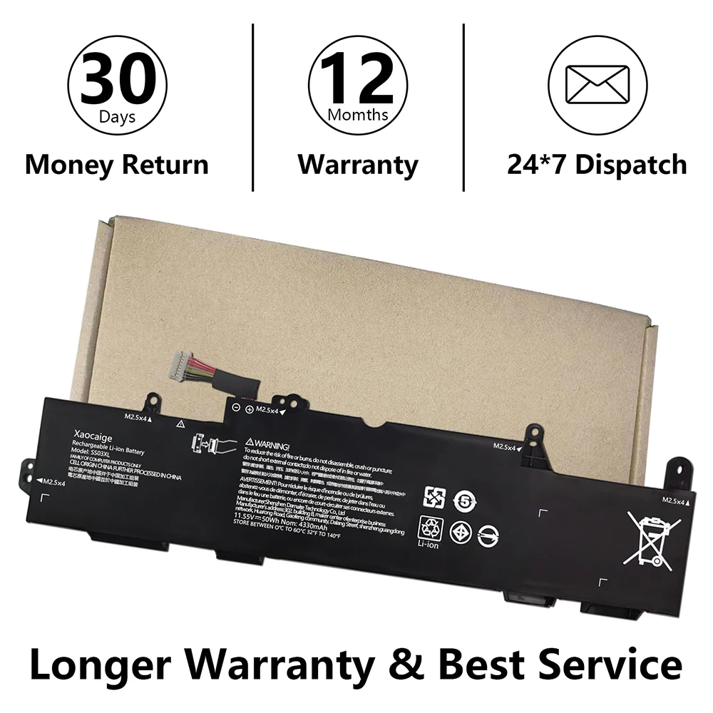 SS03XL Laptop Battery 933321-855 for HP EliteBook 840 G5 G6 730 735 740 830 846 G5 ZBook 14U G5 G6 HSN-I13C-4 HSN-I13C HSN-I16C