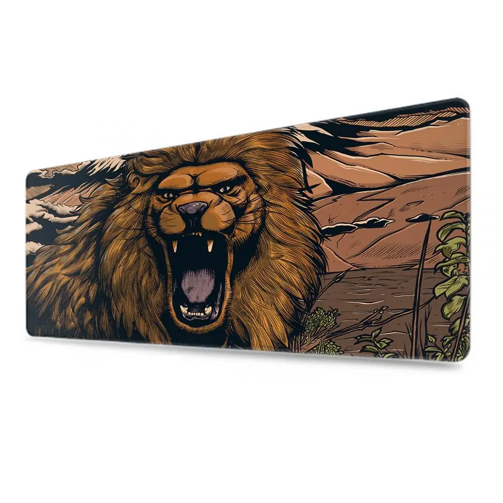 Graffiti Lion Leopard Cool Designs Mouse Pad Laptop Computer Gaming Keyboard Mousepad Animal Mat Large Xxl Mousepads Desk Pad